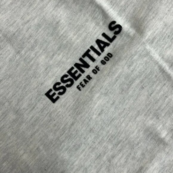 Fear Of God Essentials Light Oatmeal T-shirt | Size M - Picture 6 of 10